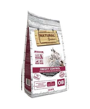 Levně Natural Greatness OBESITY CONTROL veterinární dieta pro kočky 1,5 kg 1,5 kg