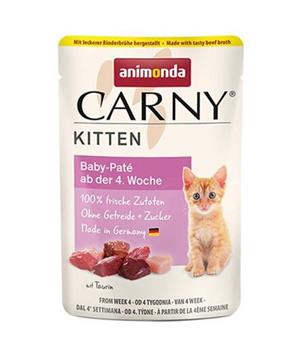 Levně Carny Kitten 85 g Baby Paté, kapsička pro koťata 85g