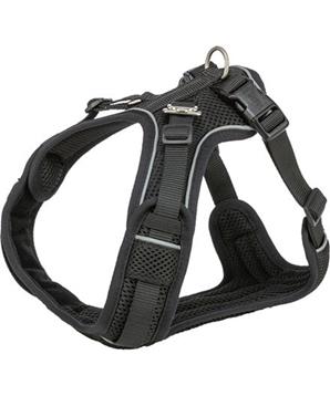 Levně FlexMesh Premium postroj, široký střih, černá L: 63-92 cm/ 25 mm