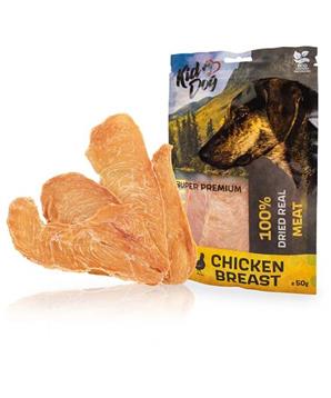 Levně KIDDOG SUPER PREMIUM 100% kuřecí prsa, tenké plátky 50 g