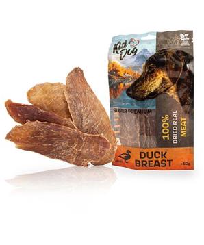 Levně KIDDOG SUPER PREMIUM 100% kachní prsa, tenké plátky 50g