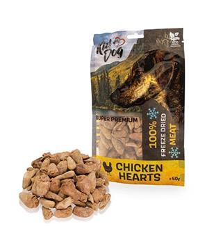 Levně KIDDOG SUPER PREMIUM 100% kuřecí srdíčka sušená mrazem 50 g