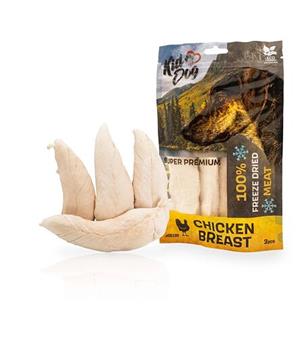Levně KIDDOG SUPER PREMIUM 100% kuřecí celá prsa sušená mrazem 50 g (3-4 ks)