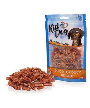 KIDDOG kachní prsa kousky 