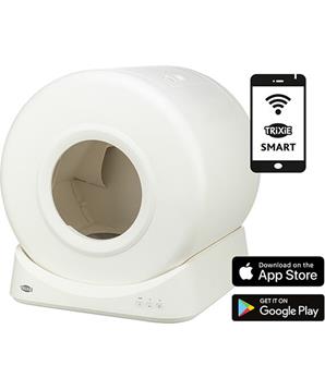Samočistící SMART toaleta pro kočky, 51 x 56 x 54 cm, bílá 