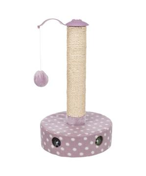 JUNIOR škrabadlo pro koťata ø 26 cm/ 47 cm, fleece/sisal, světlá lila