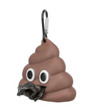 Levně Zásobník POOP na sáčky na exkrementy, 8 x 5 cm / 15 sáčků, PVC 1 ks