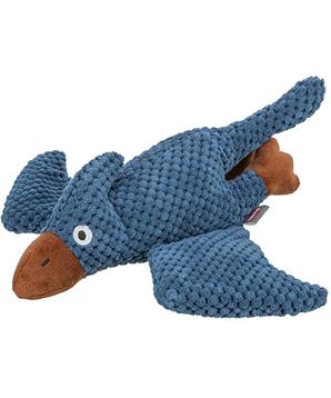 Levně Be Eco Pterosaurus, hračka pro psy, se zvukem, polyester, modrá/hnědá 30 cm