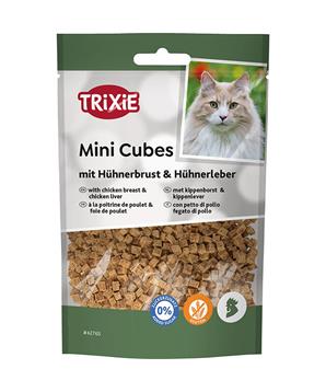 Levně Mini Cubes, kostičky s kuřecími prsy a játry 50g