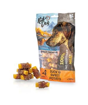Levně KIDDOG SUPER PREMIUM 100% kachní maso na batátu bez aditiv 150g
