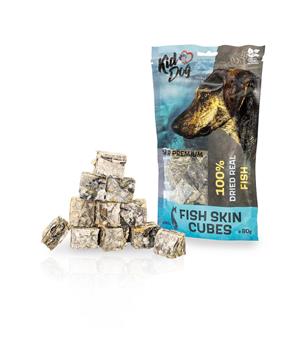 Levně KIDDOG SUPER PREMIUM 100% rybí kostky - kůže z tresky 80g