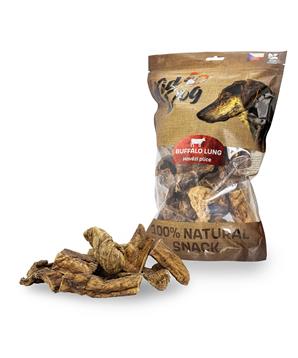 Levně KIDDOG 100% Natural Snack, hovězí plíce 4-8 cm 300g