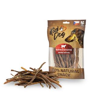 Levně KIDDOG 100% Natural Snack, hovězí střívka tenká 12 cm 120g