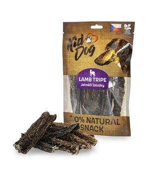 Levně KIDDOG 100% Natural Snack, jehněčí žaludek, 12 cm 100g