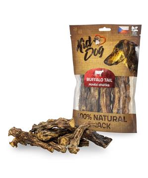 KIDDOG 100% Natural Snack, hovězí oháňka bez kůže 12 cm 