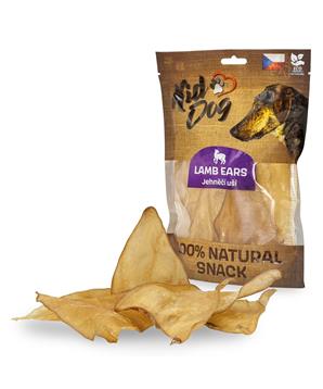 Levně KIDDOG 100% Natural Snack, jehněčí ucho - malé 5 - 6 ks 50g