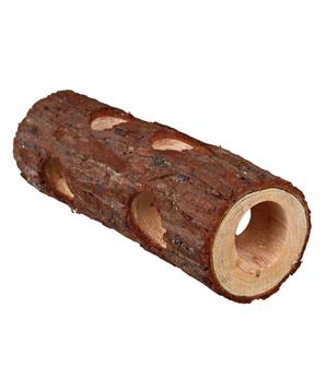 Levně Dřevěný tunel přírodní dřevo pro hlodavce 6 x 20 cm