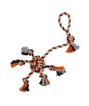 Přetahovadlo OCTOPUS HipHop s 5  rameny, tm.šedá, oranžová