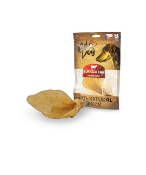 Levně KIDDOG 100% Natural Snack, hovězí ucho přírodní 20cm/55-60g