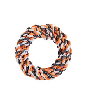 Kruh HipHop bavlněný šedá, tm.šedá, oranžová