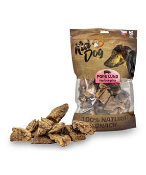Levně KIDDOG 100% Natural Snack, vepřové plíce 4 - 6 cm / 200 g 4 - 6 cm / 200 g
