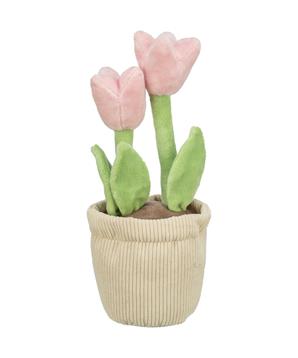 Levně Tulipány v květináči, plyšová hračka pro psy, 27 cm - LIMITOVANÁ NABÍDKA 1 ks