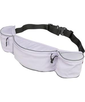 Levně BAGGY Belt, maxi ledvinka, 44x33x18 cm/pas 62-125 cm, žlutá/šedomodrá/lila - LIMITOVANÁ NABÍDKA 1 ks