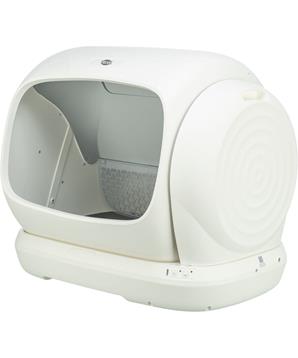 Automatická samočisticí toaleta pro kočky, XL: 63 × 51 cm, bílá