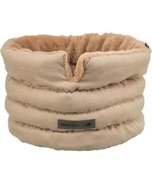 HOME Edition pelech LIANO Soft, kulatý s vysokým okrajem, ø 45 cm, písková/hnědá