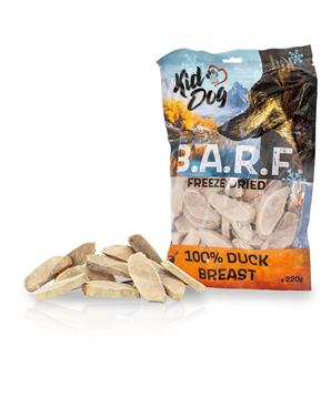 KIDDOG B.A.R.F. 100 % Duck Breast freeze dried - čisté maso sušené mrazem