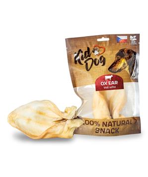 KIDDOG 100 % Natural Snack OX - volí ucho přírodní 17 cm  