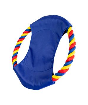 Létající disk HipHop 20 cm / 110 g červená, modrá, bílá + modrý střed