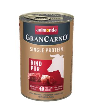 Levně GRANCARNO Single Protein - čisté hovězí, konzerva pro psy 400g
