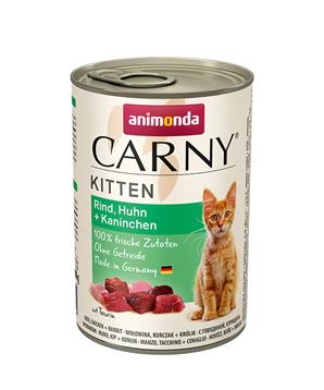 Levně ANIMONDA konzerva CARNY Kitten - hovězí, kuře, králík 400g