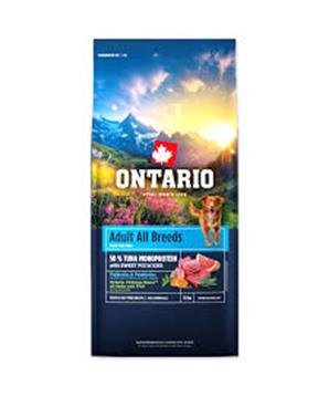 Levně Ontario Adult All Breeds Monoprotein Tuna & Sweet Potatoes 0,75kg