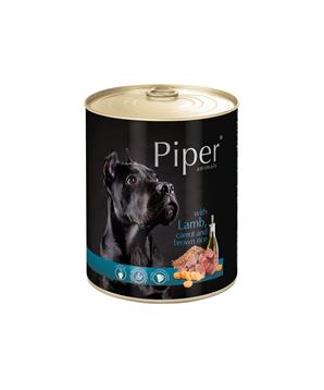 Levně PIPER s jehněčím, mrkví a rýží, konzerva pro psy 400g