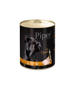 Levně PIPER s křepelkou, konzerva pro psy 400g