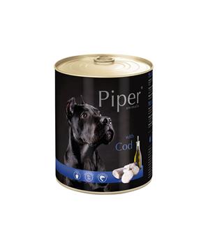 Levně PIPER s treskou, konzerva pro psy 800g