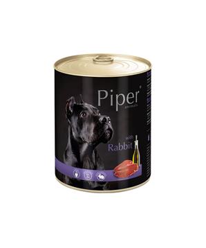 Levně PIPER s králíkem, konzerva pro psy 400g