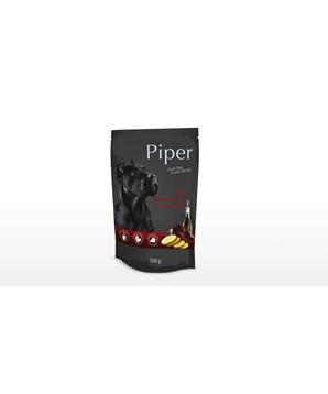 Levně PIPER s hovězími játry a bramborami, kapsička pro psy 500g