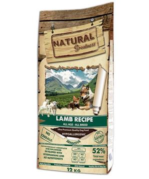 Natural Greatness Lamb Recipe All Breed Sensitiv/jehně/ 12kg