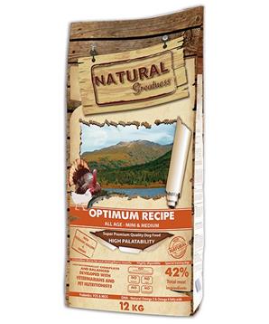 Natural Greatness Optimum Recipe Mini,Medium/krůta,kuře/12kg