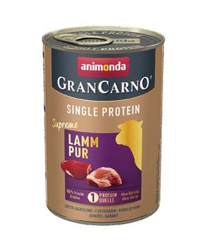 Levně GRANCARNO Single Protein - čisté jehněčí, konzerva pro psy 400g