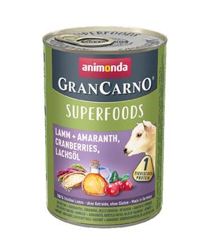 GRANCARNO Superfoods jehněčí,amarant,brusinky,los.olej