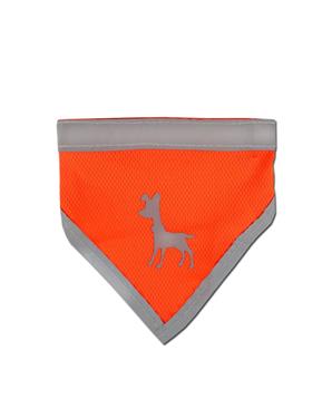 Alcott Reflexní šátek pro psy, oranžový