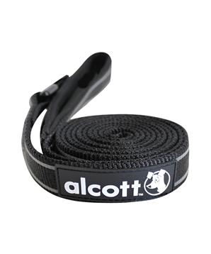Alcott Reflexní vodítko pro psy, černé
