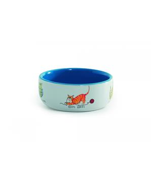 Levně Beeztees Miska pro kočky s dekorací 325ml