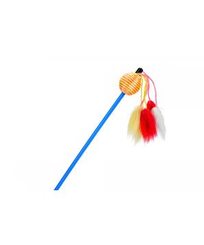 Beeztees Škádlítko pro kočky rybářský prut 60cm