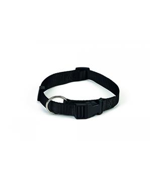 Levně Beeztees Obojek pro psy nylonový černý 40-60cm x 25mm