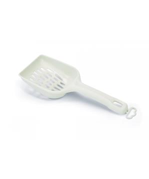 Levně Beeztees Lopatka na čištění toalety plastová krémová 25cm